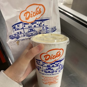 Dick's Drive-In - Vanilla, Chocolate, Or Strawberry - Burgers Near Me - Seattle, Washington Dick's Drive-In - Vanilla, Chocolate, Or Strawberry - Burgers Near Me - Seattle, Washington