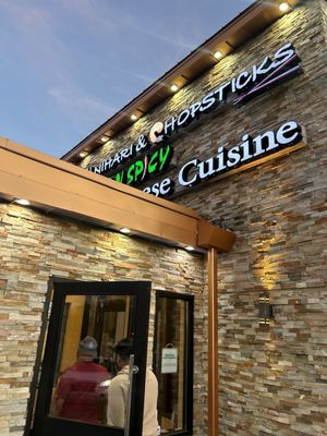 Shahi Nihari and Chopsticks by null