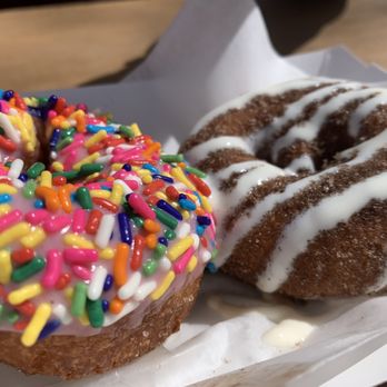 Craft Donuts & Coffee - the Homer Donut and the Cinnamon Roll Donut - Donuts Near Me - Santa Fe, New Mexico Craft Donuts & Coffee - the Homer Donut and the Cinnamon Roll Donut - Donuts Near Me - Santa Fe, New Mexico