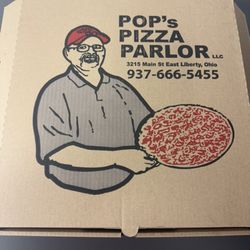 Pop's Pizza Parlor - The box the pizza came in.