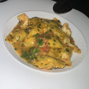 Torrisi - Raviolini with Prawns and Saffron - Italian Near Me - New York, New York Torrisi - Raviolini with Prawns and Saffron - Italian Near Me - New York, New York