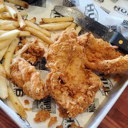 Chicken tenders amd fries Chicken tenders amd fries