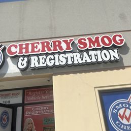 Exterior outside entrance of Cherry Smog & Registration - Outside - Fontana, California Exterior outside entrance of Cherry Smog & Registration - Outside - Fontana, California