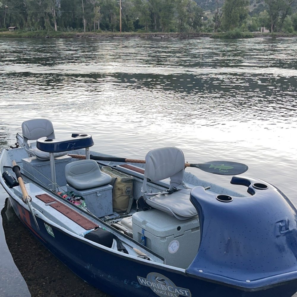 2 person fishing drift boat
