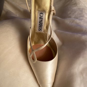 Shoe Cobbler - Raffi installed foot pad to stop strap from slipping off heel. - Shoe Repair Near Me - Norco, California