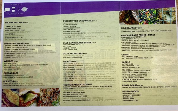 Menu photo 1 Connecticut Coffee & Grill Wilton, CT