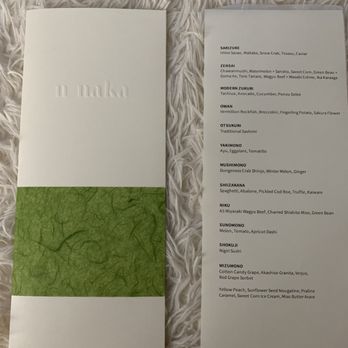 n/naka - Menu - July 18, 2024 - Japanese Near Me - Los Angeles, California n/naka - Menu - July 18, 2024 - Japanese Near Me - Los Angeles, California
