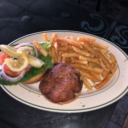 Delicious Crab Cake Sandwich