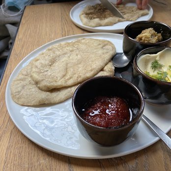 Taksim - Trio of dips - Mediterranean Near Me - San Francisco, California