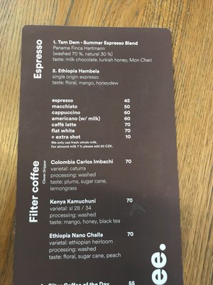 Menu photo 4 Místo Praha 6 - Dejvice, PR Menu photo 4 Místo Praha 6 - Dejvice, PR