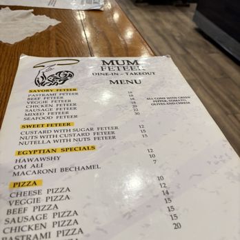 Mum Feteer - Menu - Mediterranean Near Me - Astoria, New York