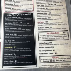 Harbour Restaurant - Menus October 2023
