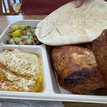 Zankou Chicken - Half Chicken Plate - Mediterranean Near Me - Pasadena, California