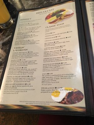 Menu photo 6 Eggsperience Vasilis Buffalo, NY