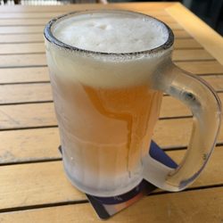 Outback Steakhouse - Small beer. Forget what. Ordered Toohey but staff said something else on tap and offered that.