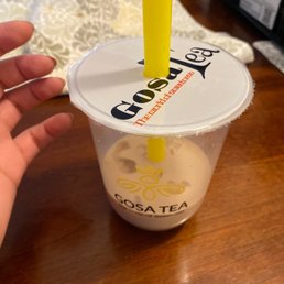 Strawberry Milk Tea I forgot to take one earlier lol but I love it