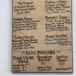 Folklore Coffee - Cut Bank - Our current menu board.