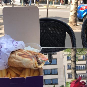 Noura Opéra - Shawarma wrap with the view - Lebanese Near Me - Paris, 75 Noura Opéra - Shawarma wrap with the view - Lebanese Near Me - Paris, 75