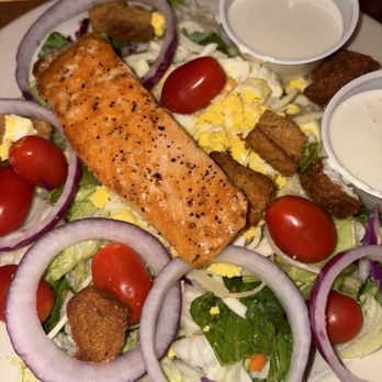 Texas Roadhouse - Grilled Salmon Salad - Steakhouses Near Me - Avon, Indiana Texas Roadhouse - Grilled Salmon Salad - Steakhouses Near Me - Avon, Indiana