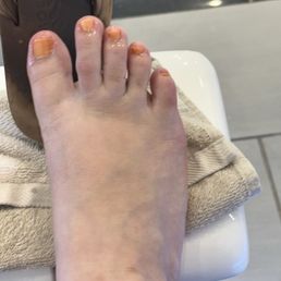 Gel pedicure!