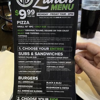 Green Lantern Pizza - Menu 01/23 - Pizza Near Me - Clinton Township, Michigan Green Lantern Pizza - Menu 01/23 - Pizza Near Me - Clinton Township, Michigan