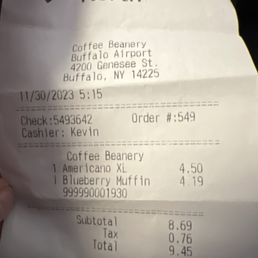 Wrong prices on receipt!