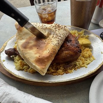 Sofra Grill - Musakhan plate - Mediterranean Near Me - South San Francisco, California