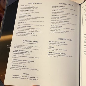 Earls Kitchen + Bar - Menu - Canadian (New) Near Me - Vancouver, British Columbia Earls Kitchen + Bar - Menu - Canadian (New) Near Me - Vancouver, British Columbia