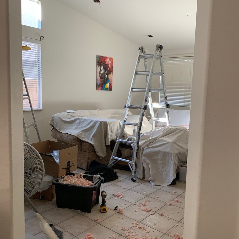 Hernandez Electric - The lights and fan getting installed - Electricians Near Me Hernandez Electric - The lights and fan getting installed - Electricians Near Me