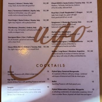 Ugo Trattoria - Wine choices - Italian Near Me - Santa Monica, California Ugo Trattoria - Wine choices - Italian Near Me - Santa Monica, California