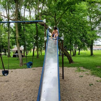 Riverside Park - Another slide and swings for really little ones - Playgrounds Near Me - Rushville, Indiana