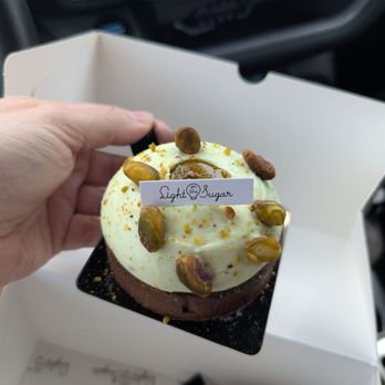 Light on the Sugar - Dark Chocolate Pistachio Tart - Bakeries Near Me - Winter Park, Florida