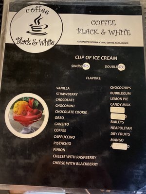 Menu photo 4 Coffé Black & White Ajijic, JAL Menu photo 4 Coffé Black & White Ajijic, JAL