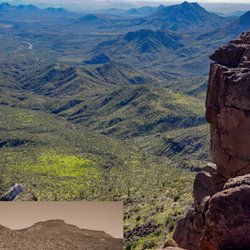 Spur Cross Ranch Conservation Area - Looking out over Cave Creek