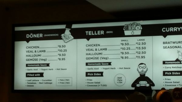 Menu photo 2 Otto's Berlin Döner Toronto, ON