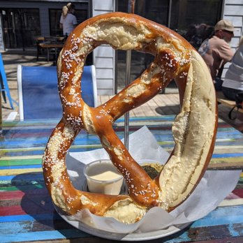 Bearwaters Brewing - This is an amazing pretzel! - Breweries Near Me - Canton, North Carolina