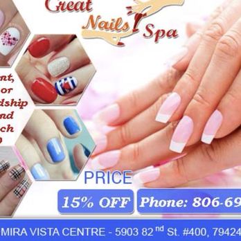 Great Nails & Spa - This coupon must be presented via mobile and can't be combined with any other coupons, offers or Combos services. One coupon for one person. - Nail Salons Near Me - Lubbock, Texas