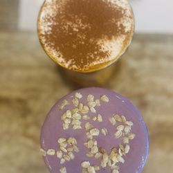 Hai Chix & Steaks - Ube latte, dirty!