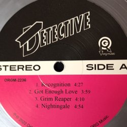 Asylum Records - DETECTIVE... first album reissue...