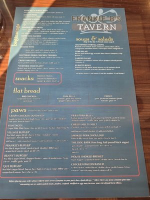 Menu photo 4 Frankie B's Tavern Vernon, CT