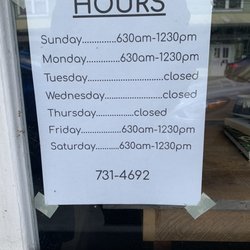 Papaaloa Joes - Hours