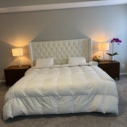 Restoration Hardware - King bed and 2 nightstand