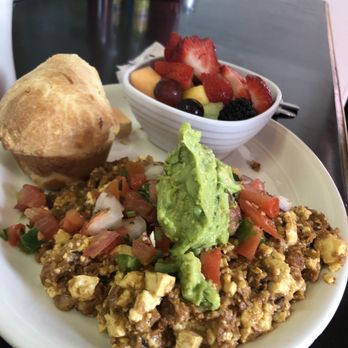 Millie's Cafe - Vegan scramble I believe? Whatever it was, my vegan friend loved it! - Breakfast & Brunch Near Me - Los Angeles, California Millie's Cafe - Vegan scramble I believe? Whatever it was, my vegan friend loved it! - Breakfast & Brunch Near Me - Los Angeles, California