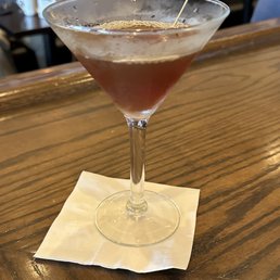 Manhattan. $15.25. As served (not after I drank half of it) Manhattan. $15.25. As served (not after I drank half of it)