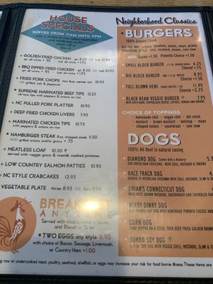 Menu photo 3 Diamond Restaurant Charlotte, NC