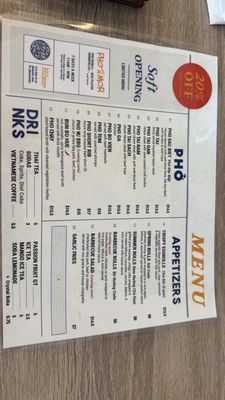 Menu photo 8 Pho N Mor Los Angeles, CA