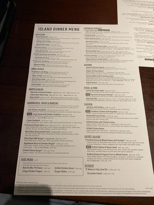 Menu photo 3 Bahama Breeze Newark, DE