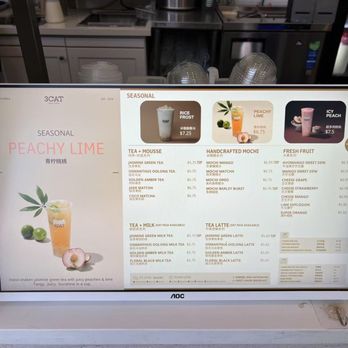 3CAT Handcrafted Beverage - Menu - Bubble Tea Near Me - Arcadia, California 3CAT Handcrafted Beverage - Menu - Bubble Tea Near Me - Arcadia, California