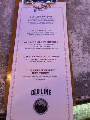 Menu photo 4 Wayward Bar & Kitchen Baltimore, MD