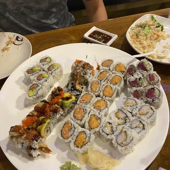 Yamato 2 - salmon avocado, dragon roll, shrimp tempura, spicy salmon roll, Spicy Tuna Roll, spicy white fish roll - Japanese Near Me - Boston, Massachusetts Yamato 2 - salmon avocado, dragon roll, shrimp tempura, spicy salmon roll, Spicy Tuna Roll, spicy white fish roll - Japanese Near Me - Boston, Massachusetts